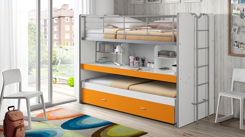 Stapelbed Bonny, oranje