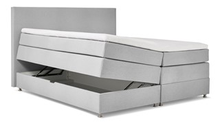 Opbergboxspring Square met gestoffeerd matras