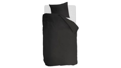 Dekbedovertrek Cotton Uni, anthracite