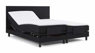 Box Lowen verstelbaar met gestoffeerd matras