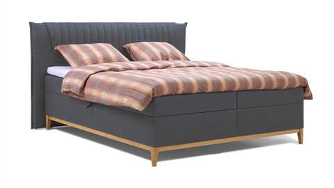 Opbergbox Nox met topmatras, donkergrijs