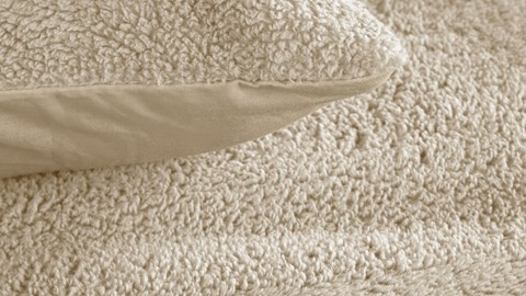 Dekbedovertrek Plush, sand