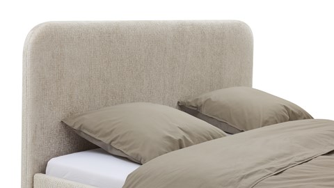Bed Round, beige