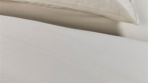 Dekbedovertrek Cotton Uni, off-white