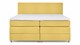 Opbergboxspring Square met gestoffeerde matras., geel