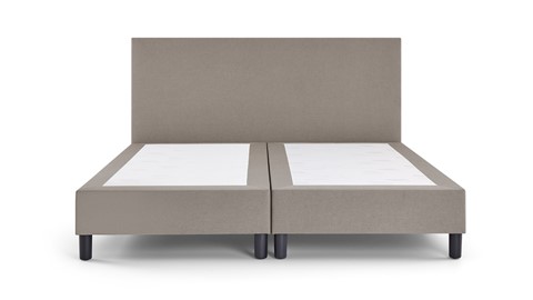 Box Lowen Plus vlak zonder matras, silver