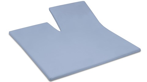 Hoeslaken Basic splittopmatras, donkerblauw