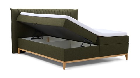 Opbergbox Nox met topmatras, groen