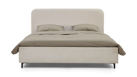 Bed Round, beige