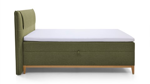 Opbergbox Nox met topmatras, donkergroen