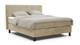 Boxspring Cloud vlak met gestoffeerd matras, zand