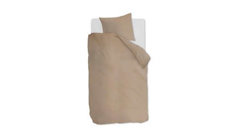 Dekbedovertrek Cotton Uni, khaki