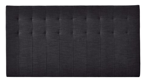 Boxspring Grid verstelbaar met gestoffeerd matras en voetbord, zwart