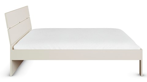 Bed Nori met hoofdbord, champagne