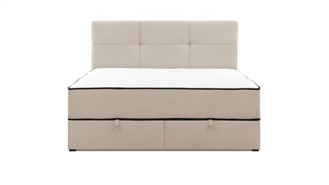 Opbergbed Mani, creme
