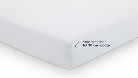 Hoeslaken B Bright Jersey, wit