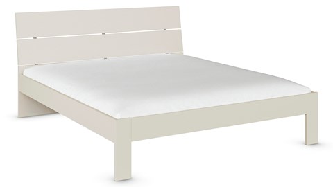 Bed Nori met hoofdbord, champagne
