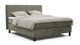 Boxspring Cloud vlak met gestoffeerd matras, thyme