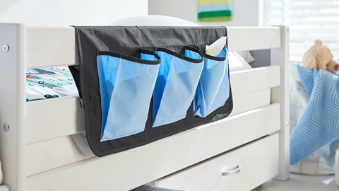 opbergzakken Flexworld opbergzakken, lichtblauw/zwart