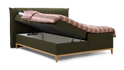 Opbergbox Nox met topmatras, groen