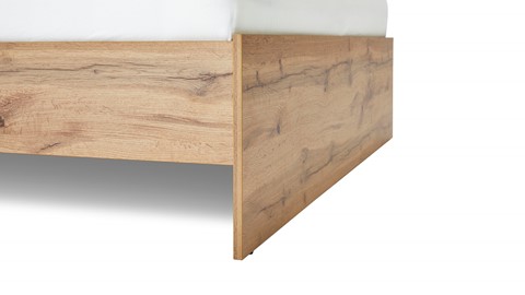 Complete slaapkamer Timber met nachtkasten en kast exclusief matras, Eiken
