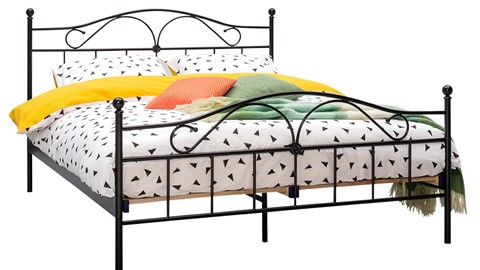 Bed Quincy, zwart