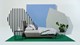 Bed Luxe met hoofdbord Button, antraciet