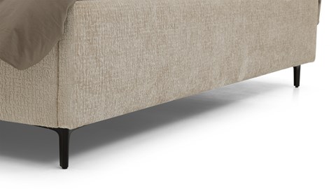 Bed Round, beige