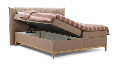 Opbergbox Nox met topmatras, creme