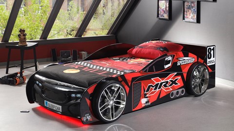 Bed MRX raceauto, zwart