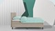Box Lowen Plus vlak met gestoffeerd matras, grey beige