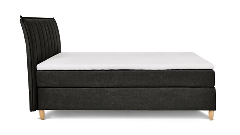 Boxspring Edge vlak met gestoffeerd matras