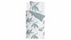 Dekbedovertrek Simple Leaves, off-white+groen