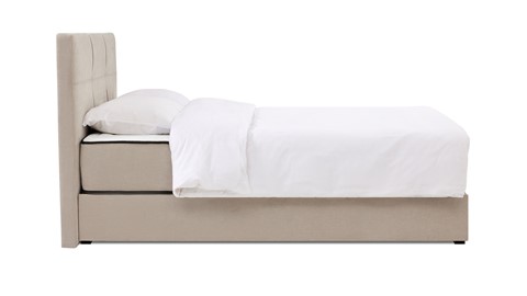 Opbergbed Mani, creme