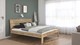 Bed Nori met hoofdbord, artisan eiken