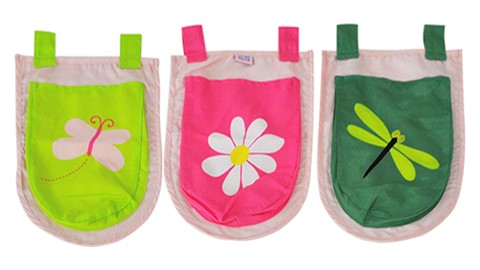 3 opbergzakjes Spring Pino/Scott, roze