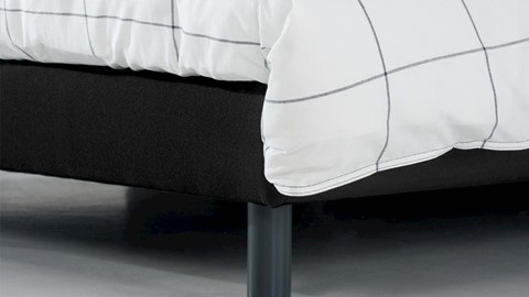 Box Colorado met pocketveermatras Comfort X1000, zwart