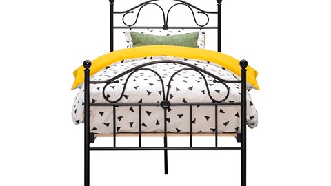 Bed Quincy, zwart
