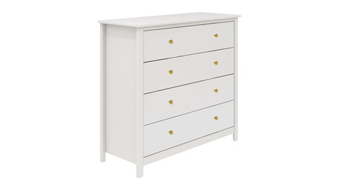 Commode Luna 4 laden, white