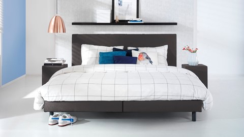 Box Colorado met polyether matras, donkergrijs