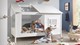 Bed HuisBed inclusief dakpaneel, wit