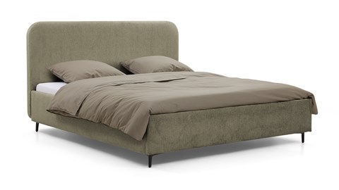 Bed Round, groen