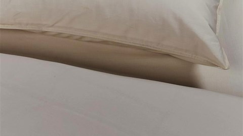 Dekbedovertrek Cotton Uni, taupe