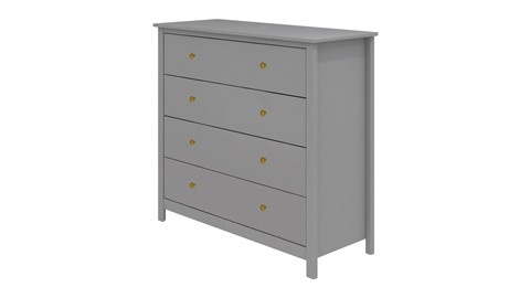 Commode Luna 4 laden, grey