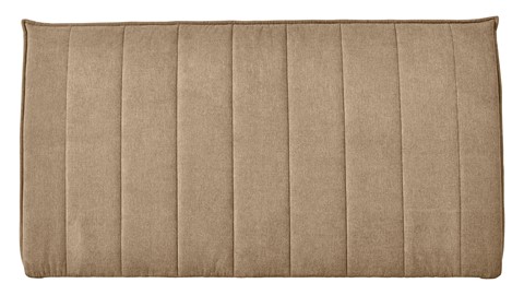 Boxspring Edge vlak met gestoffeerd matras, beige