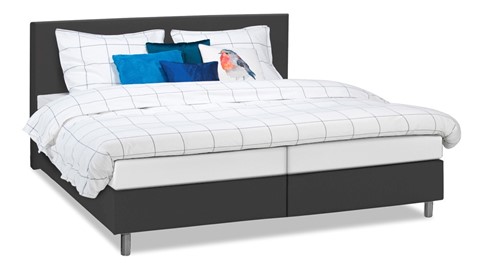 Box Colorado met pocketveermatras Comfort X1000, donkergrijs