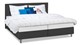Box Colorado met pocketveermatras Comfort X1000, donkergrijs