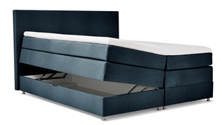 Opbergboxspring Square met gestoffeerd matras