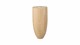 Boxspring Round vlak met gestoffeerd matras en voetbord, zwart