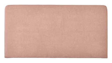 Boxspring Round vlak met gestoffeerd matras, roze